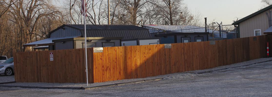 FENCING AROUND the entire site of the Total Care Behavioral (TCB) mental health buildings is set to be complete in the near future. SOPHIA BALES | Staff
