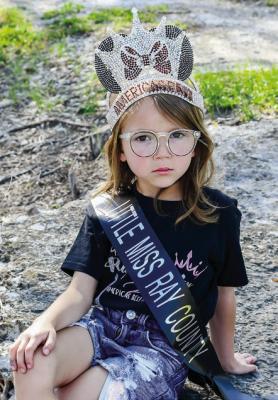 CHARLI DUNWOODIE was awarded the title “Little Miss Ray County” and will be advancing on to the America’s Best National Pageant. Submitted