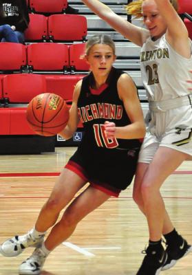 SHAWN RONEY | Staff RICHMOND’S Kaylee Pugh drives.