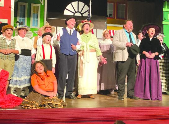 “THE MUSIC MAN” cast has been rehearsing for their shows, set for Friday and Saturday, August 2 and 3 at 7 p.m. and Sunday, Aug. 4 at 2 p.m. CINDY SAUCE | Submitted