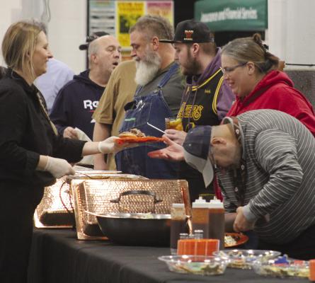 MANY LOCAL residents and supporters of the Special Needs Services of Ray County come to enjoy a late lunch. SOPHIA BALES | Staff