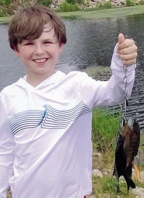 RYKER LOYAL displays one of his catches. TABBIE ARNOLD | Submitted