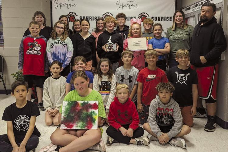 SUNRISE STUDENT COUNCIL had a snack shack and donated money to HSRC. KAITLYN RIDDLE | Staff