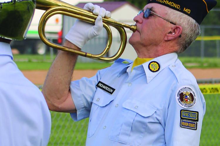 A BUGLER PERFORMS during Richmond’s American Celebration opening ceremony. Photos by SHARON DONAT