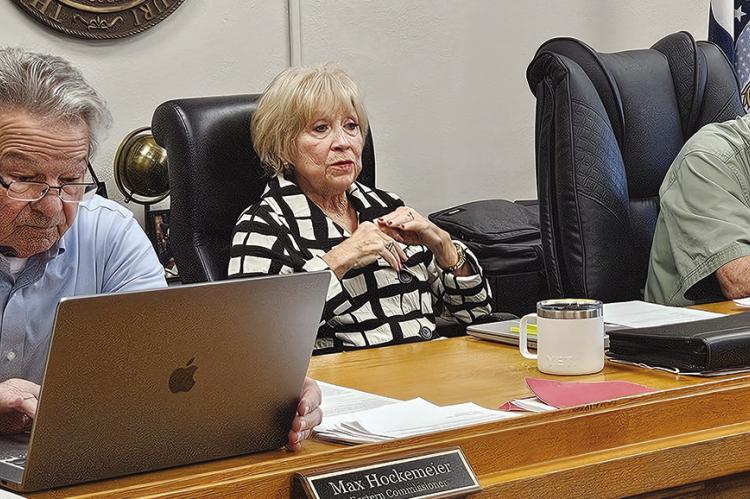 COMMISSIONERS DISCUSS county infrastructure and funding considerations, including decisions tied to bridge conditions and long-term planning. MIRANDA JAMISON | Staff