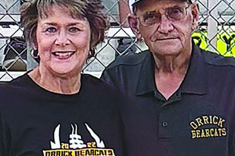 LONGTIME BEARCAT supporters David and Christie Nail are recognized for their lasting contributions to Orrick athletics. | Submitted