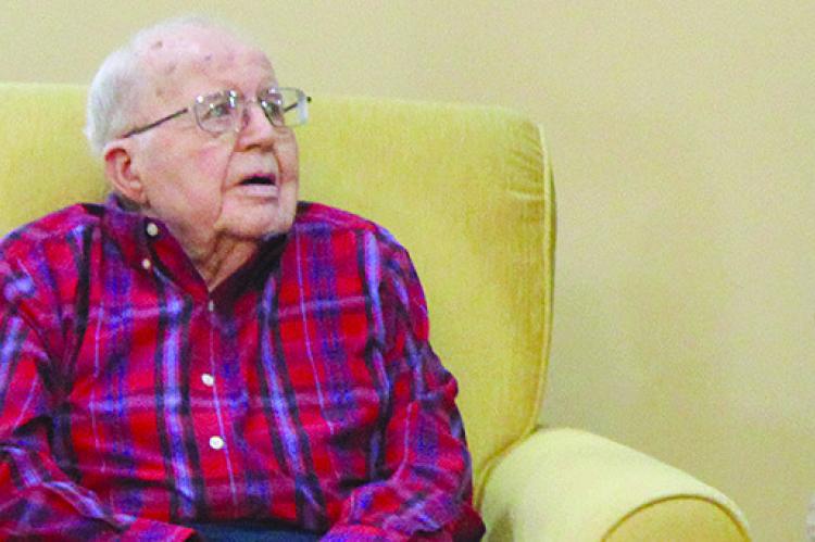 SHARON DONAT | Staff 95-YEAR-OLD Harold Boelson now has a scholarship in his name to honor his years of service on the MPMIC Board of Directors.