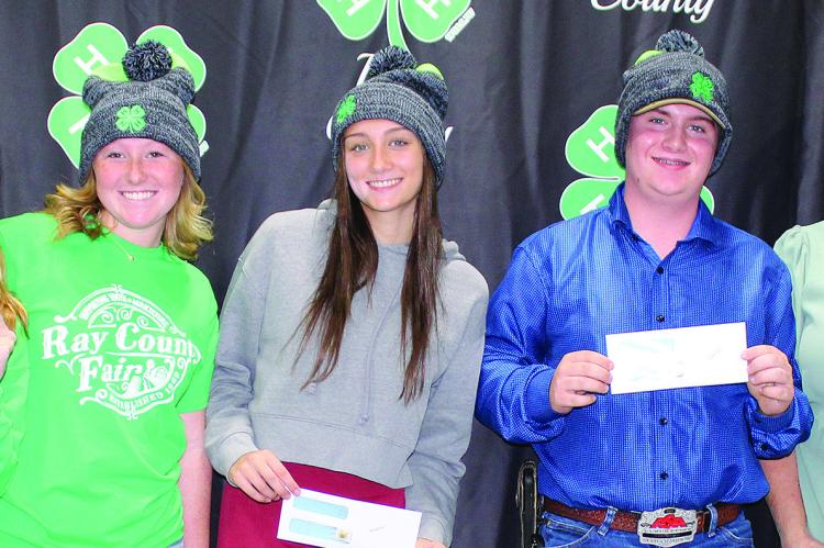 OUTGOING 4-H Council members are Ayla (from left) and Alania Lehman, Malia Fairchild, Dantin McBee and Shari Renfro. Submitted