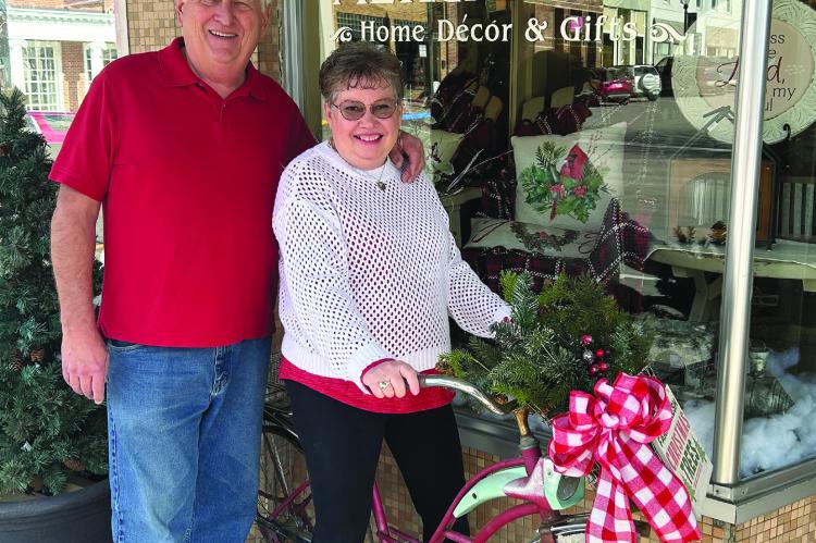 ROBERT (LEFT) AND Janet Duncan announce the closing of Town Square Mercantile. SOPHIA BALES | Staff