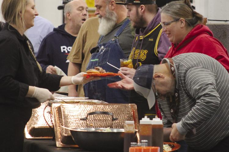 MANY LOCAL residents and supporters of the Special Needs Services of Ray County come to enjoy a late lunch. SOPHIA BALES | Staff