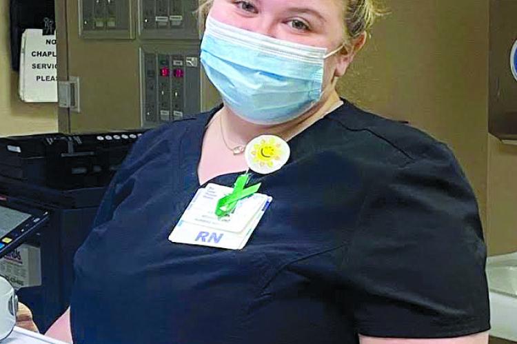 REGISTERED NURSE JORDYN Harris shares her knowledge. Submitted