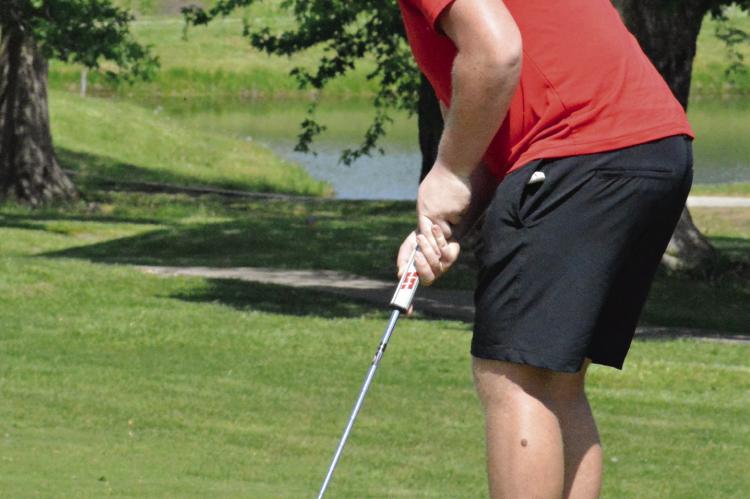 BEFORE MOVING on from Richmond High School to Avila University to continue his football career, Kail Farnan plans to play one more season of golf. SHAWN RONEY | Staff