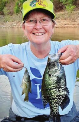 MIDDLE School Principal Jana Fleckenstine enjoys spending time fishing. She died March 2.