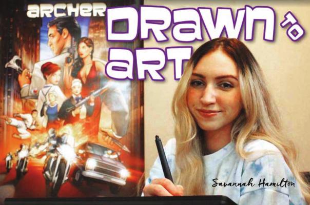 THIS YEAR’S Mushroom Festival logo designer, Richmond native Savannah Hamilton, is an animation artist for the TV cartoon series “Archer.”