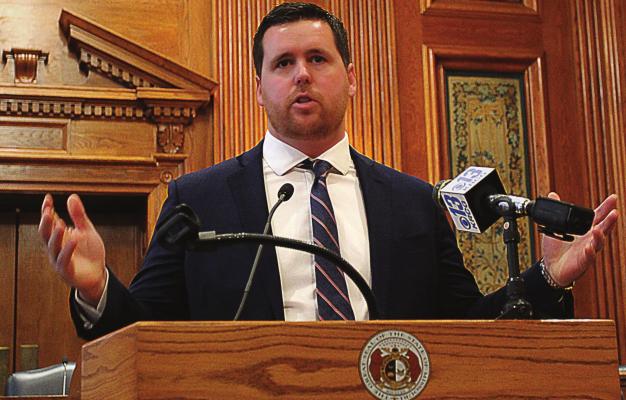MISSOURI state Treasurer Scott Fitzpatrick describes how the MO ABLE program can benefit Missourians who may have, or be related to people who have, disabilities. J.C. VENTIMIGLIA | Staff