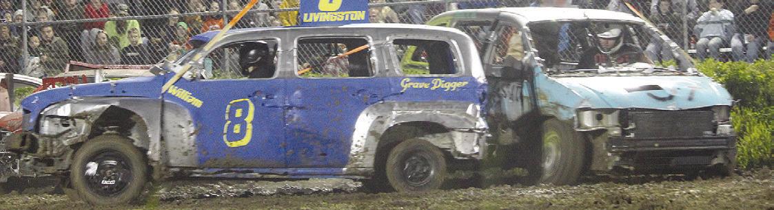 Engines roar, metal crumbles at county derby