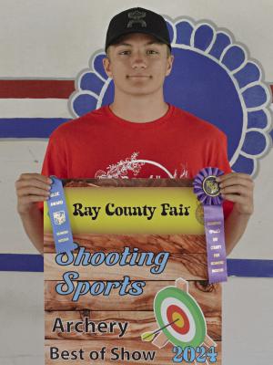 ARCHERY BEST OF SHOW winner Silas O’Dell was incorrectly identified in a July 19 photo caption as Dantin McBee. We regret the error.