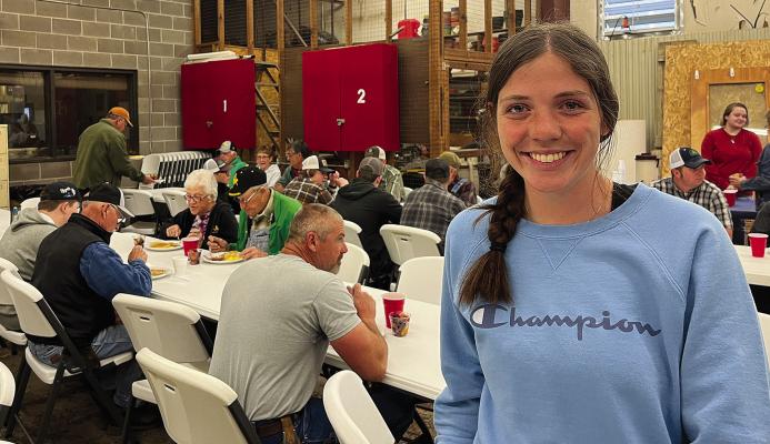 2023-2024 H-C FFA President Libby Fifer said the breakfast had a great turnout. SOPHIA BALES | Staff