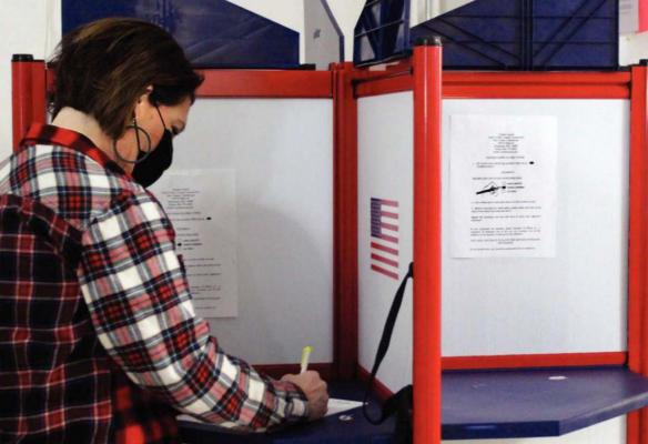 AN EARLY VOTER, Jennifer Siebert, says she will not miss work and she will avoid voting lines. J.C. VENTIMIGLIA | Staff