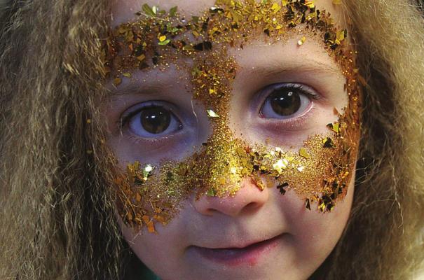 AT TRICK-OR-TREAT STREET last year, Ella Bryant, 7, is a “Descendant.”