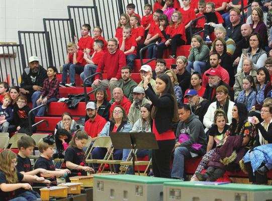 HUNDREDS LISTEN to music performed at Sunrise Elementary School under the direction of music teacher Chelsea Jones. J.C. VENTIMIGLIA | Richmond News