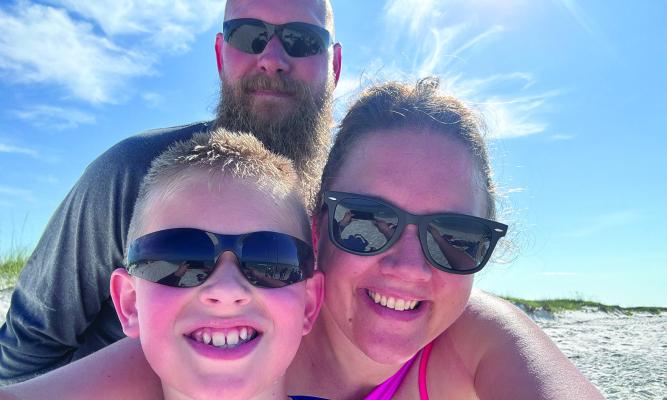 TESHA BUHRMEISTER serves students at Hardin-Central with the support of her husband, Shane, and their son, Paxton. Submitted