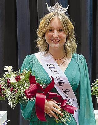 EMERSEN HARRIS of Lawson was crowned 2023 Miss Ray County during the pageant held recently at Farris Theater. Submitted