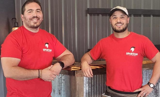 STEPHEN VARTANIAN and Jim Rich are partners in Spartan Tint, their car tint shop, located in the previously known “Art and Soul” building at 812 E. Main St. in Richmond. TARA ALTIS | Staff