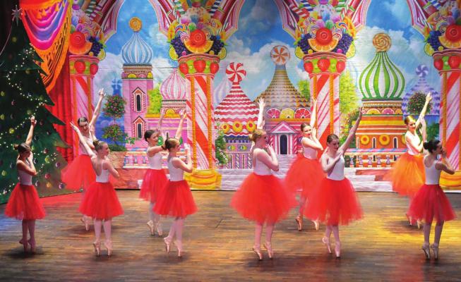 THESE GIRLS dance in a performance of “The Nutcracker.” More girls will have an opportunity to participate at The Farris Theatre in downtown Richmond.