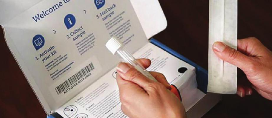 THIS FREE test kit for COVID-19 is available for home use.