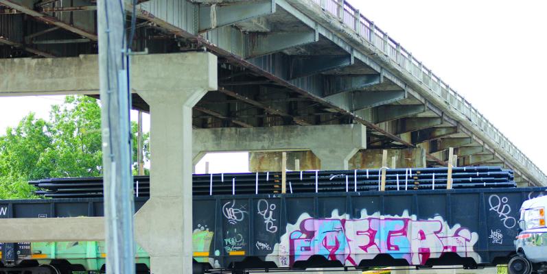 The old Hwy 13 Bridge is in disrepair. SOPHIA BALES | Staff