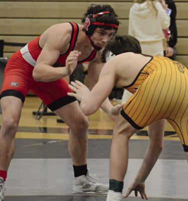 MADIX HUTCHINGS (left) is among the experienced wrestlers returning for the Richmond boys. SHAWN RONEY | Staff