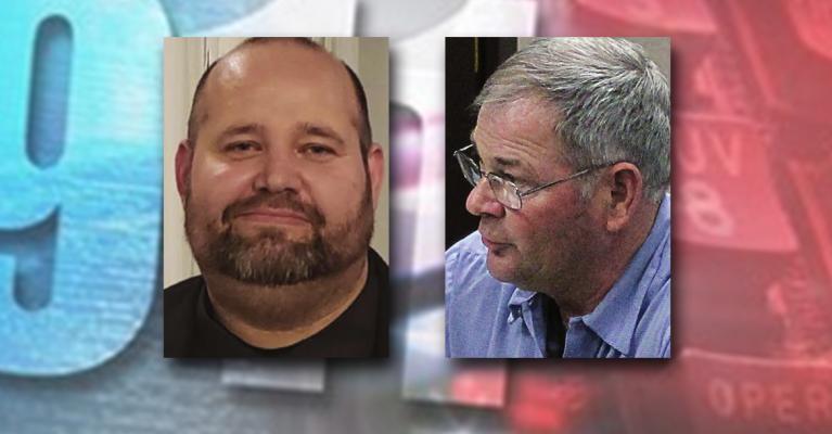 Ray County Sheriff Scott Childers and 911 Board President Paul Harris