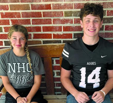 QUEEN AND KING candidates Amanda Wollard and Sam Barnett
