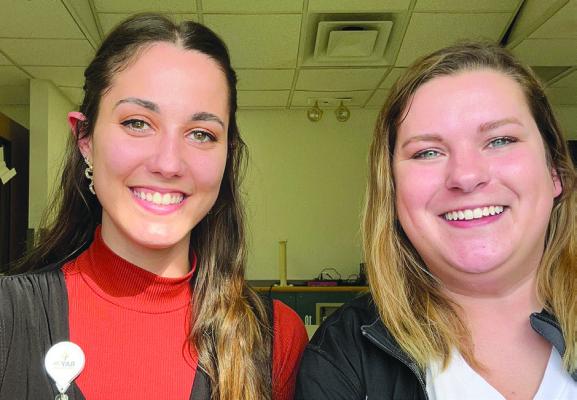 ASHLEY THOMPSON (left) and Maggie Greenwood have joined the Project Guardian team at RCHH. SHARON DONAT | Staff