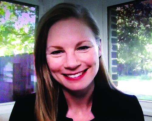 Democratic candidate for governor, Nicole Galloway