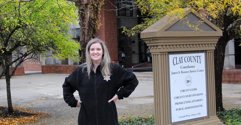 ACROSS from the Bill Brandom Law Enforcement Center in Liberty, sheriff’s spokeswoman Sarah Boyd on Friday says there is a critical need to pass the law enforcement tax renewal question, Proposition 1, that goes before voters Tuesday. The center is part of the James S. Rooney Justice Center complex.