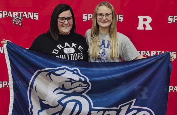 RICHMOND SENIOR Delilah True (right), shown with her mother Saralissa, is looking forward to competing in rowing at Drake University. JESSICA JOHNSON | Submitted