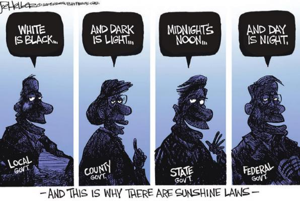 Tyranny wraps itself in secrecy