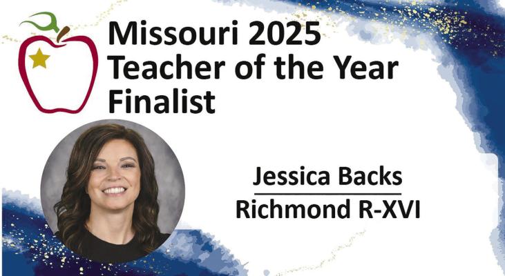 Backs named 2025 Teacher of the Year finalist