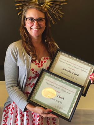 RICHMOND High School’s Jennifer Clark is the Missouri Central Regional Teacher of the Year. The designation moves Clark into Missouri Teacher of the Year consideration.