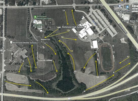 Illustration of the Spartan Ridge of Southview Park course design. | Submitted