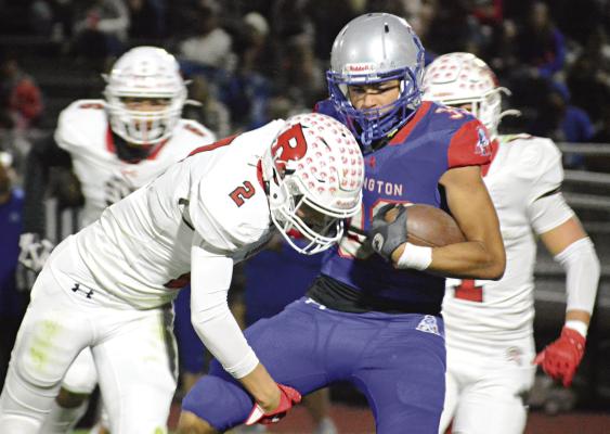 A WALKING TACO would be excellent for noshing while watching Missouri River Valley Conference-East Division rivals Richmond and Lexington play The Bell Game in varsity 11-man football. SHAWN RONEY | Staff
