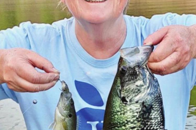 MIDDLE School Principal Jana Fleckenstine enjoys spending time fishing. She died March 2.