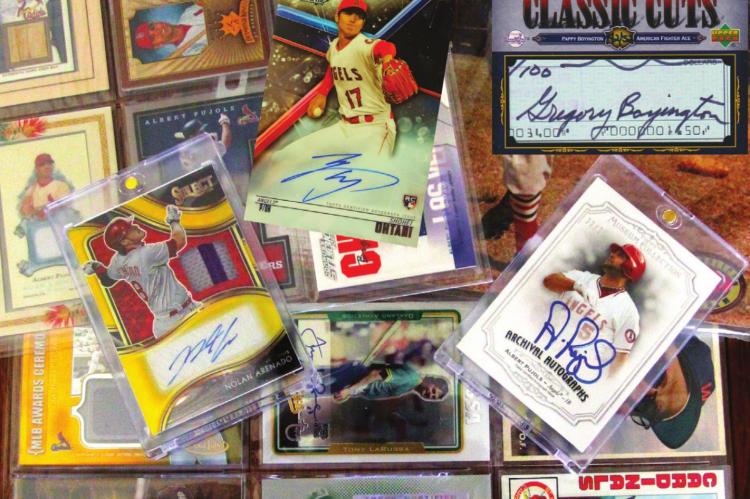COLLECTIBLE trading cards can be worth thousands of dollars. In addition to sports figures, some trading cards feature celebrities. This grouping, used as a visual aid, includes Kevin Durant, Shohei Othani, Patrick Mahomes II, former Maple Woods Community College baseballer Albert Pujols, President Joe Biden and World War II ace Greg “Pappy” Boyington. J.C. VENTIMIGLIA | Staff