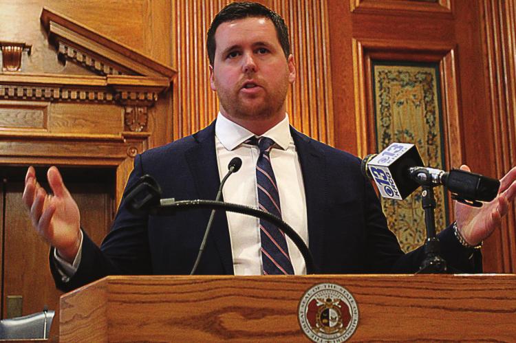 MISSOURI state Treasurer Scott Fitzpatrick describes how the MO ABLE program can benefit Missourians who may have, or be related to people who have, disabilities. J.C. VENTIMIGLIA | Staff