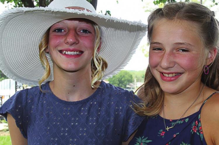 LILY AND ELLA Ripley are among the county fair contestants.