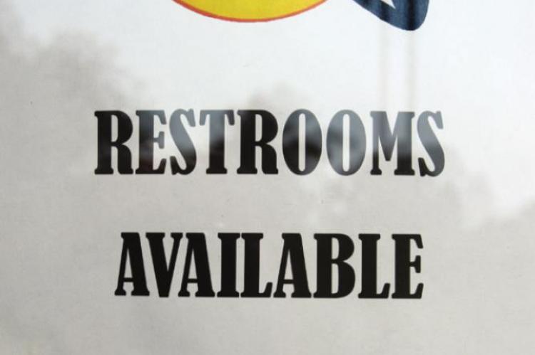 PARENTS and children at the Eagleton Center for 4-H and FFA events learn they have to use bathrooms elsewhere because center renovations are incomplete. J.C. VENTIMIGLIA | Staff