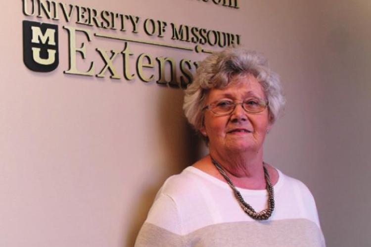 THE MISSOURI 4-H Foundation Frank Graham Volunteer Award recipient is Marjorie Jenkins of Ray County. RILEY JACKSON