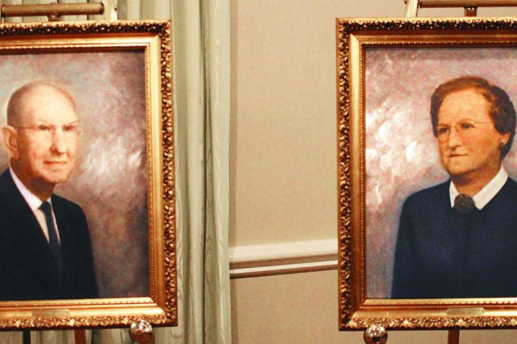 PAINTINGS OF EZEKIEL and Maude Thurman are out during the 100-year celebration, as Bart Willim credits the success of the business to its founders. SOPHIA BALES | Staff